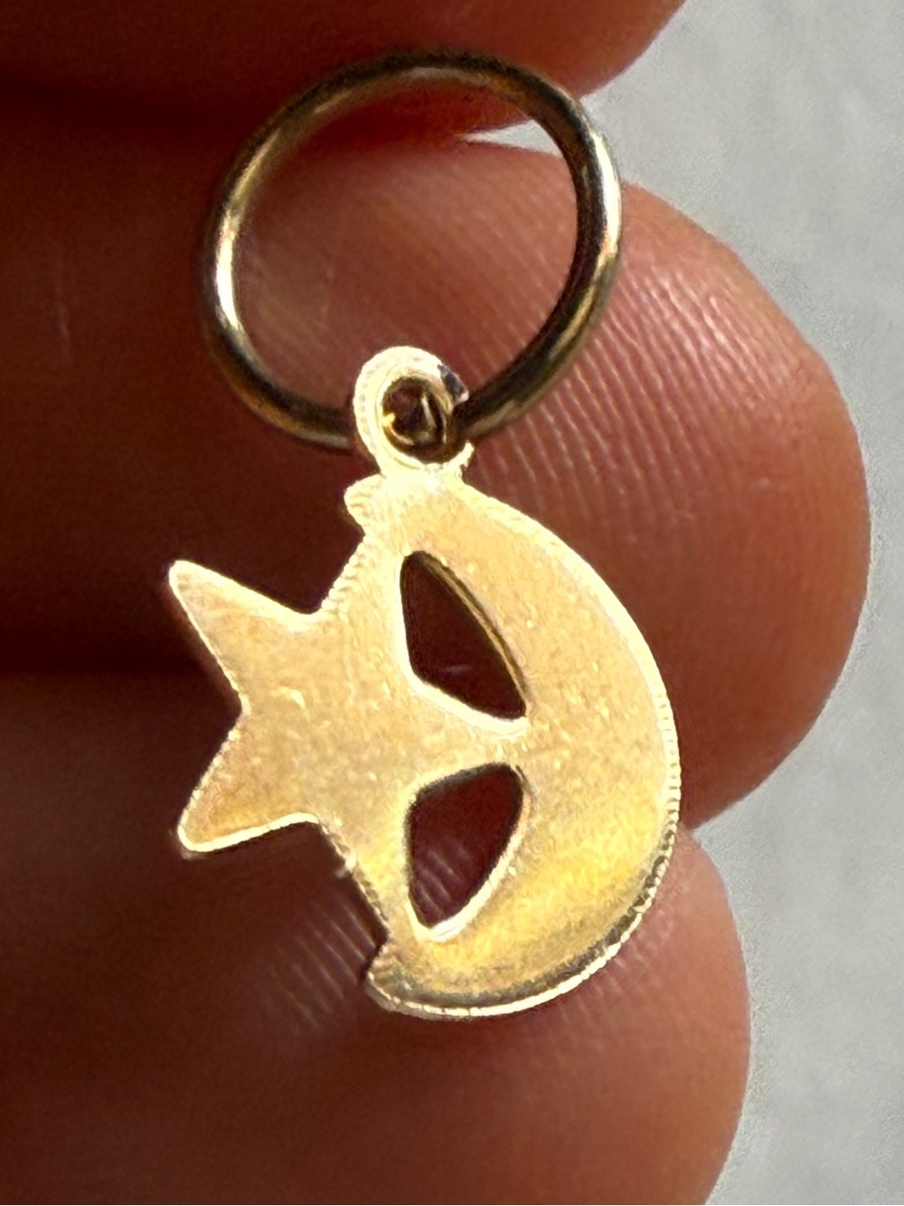 Dainty Gold Star & Moon Charm Pendant - Women's Jewelry celestial